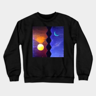 Endless column sun and moon Crewneck Sweatshirt